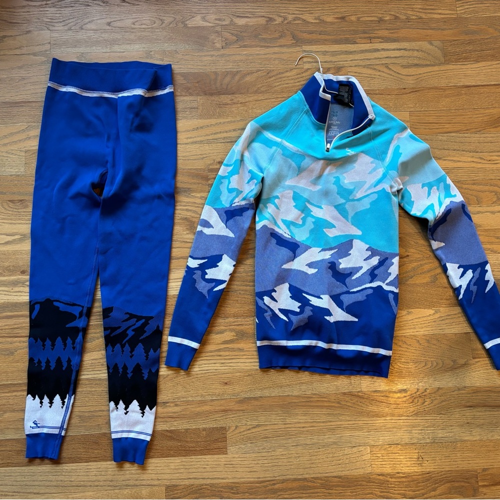 Sweaty Betty Ocean Wave Crew Neck Sweater